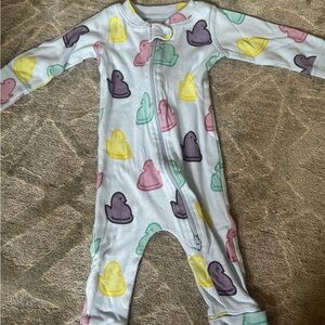 Monica + Andy Colorful Peep Footie